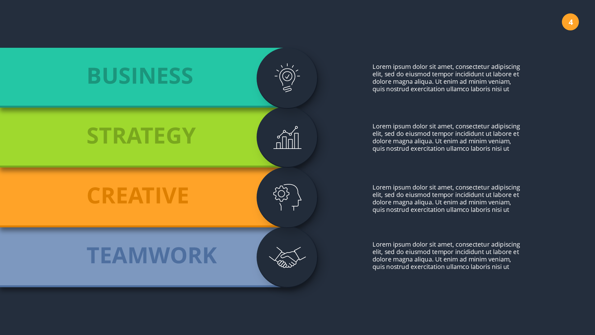 Creative [dark] slide 4